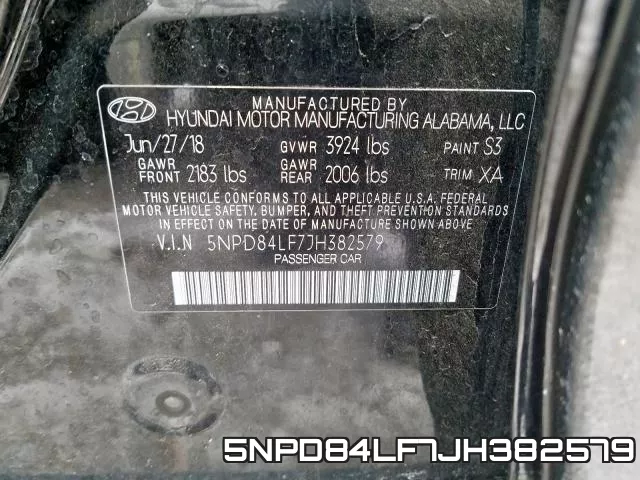 5NPD84LF7JH382579 фото 2