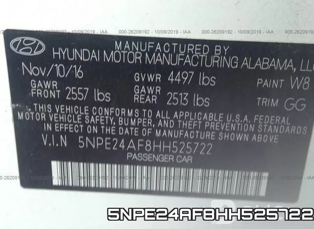 5NPE24AF8HH525722 фото 10