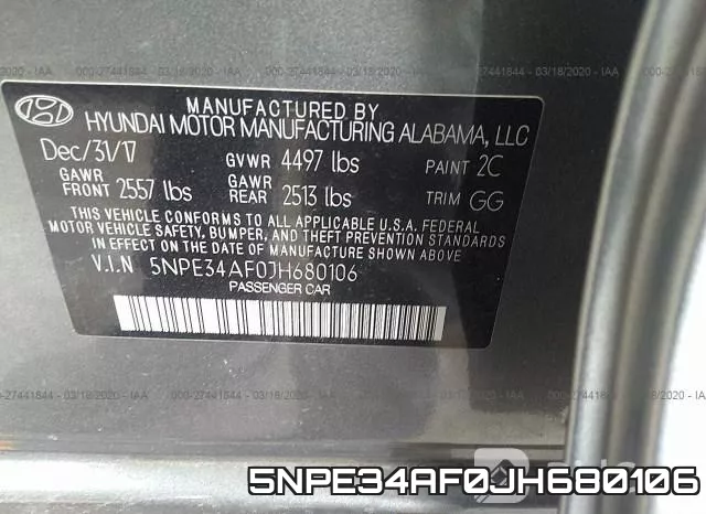 5NPE34AF0JH680106 фото 10