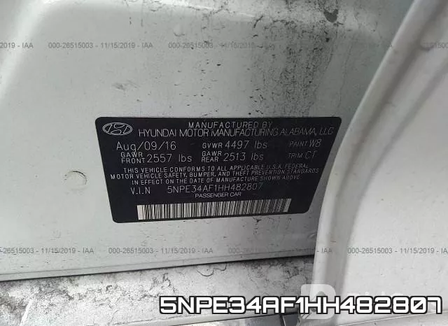 5NPE34AF1HH482807 фото 10