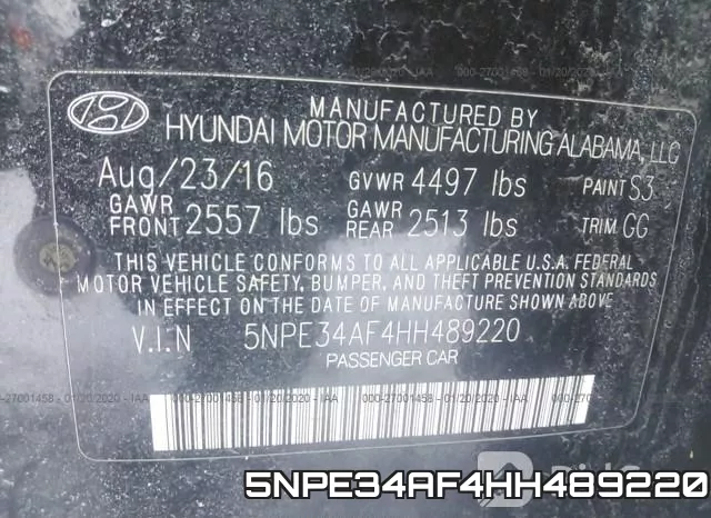 5NPE34AF4HH489220 фото 10