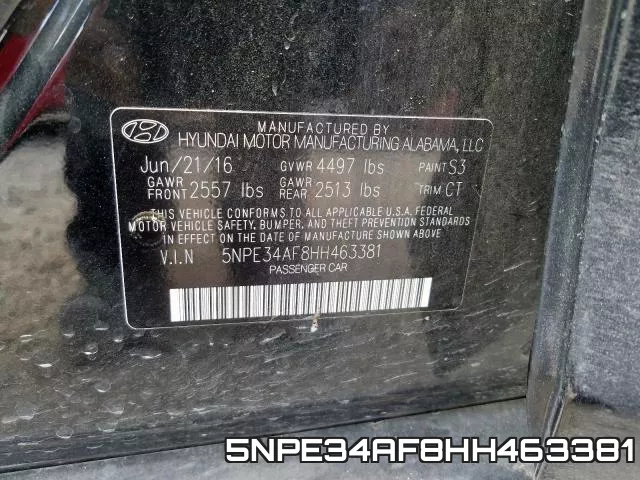 5NPE34AF8HH463381 фото 2