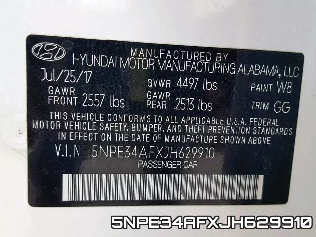 5NPE34AFXJH629910 фото 2