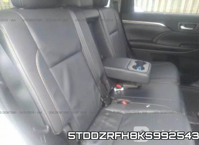 5TDDZRFH8KS992543 фото 9