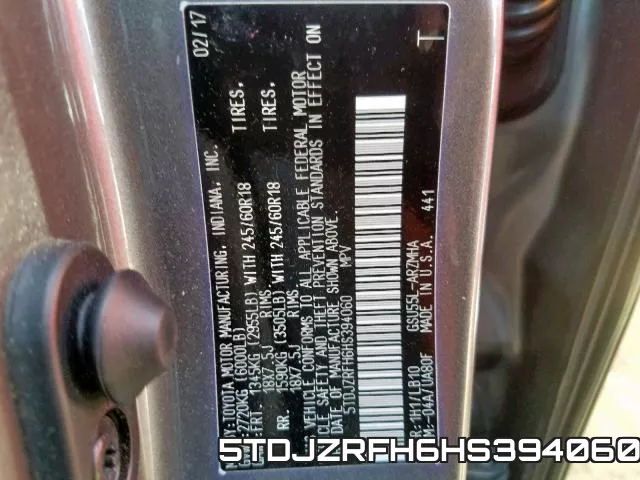 5TDJZRFH6HS394060 фото 2
