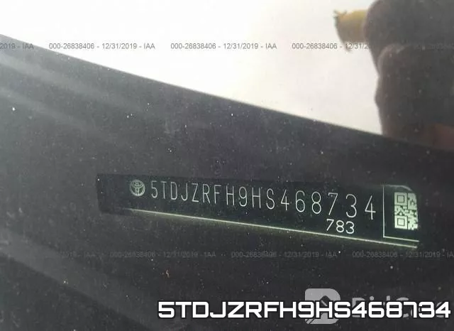 5TDJZRFH9HS468734 фото 10