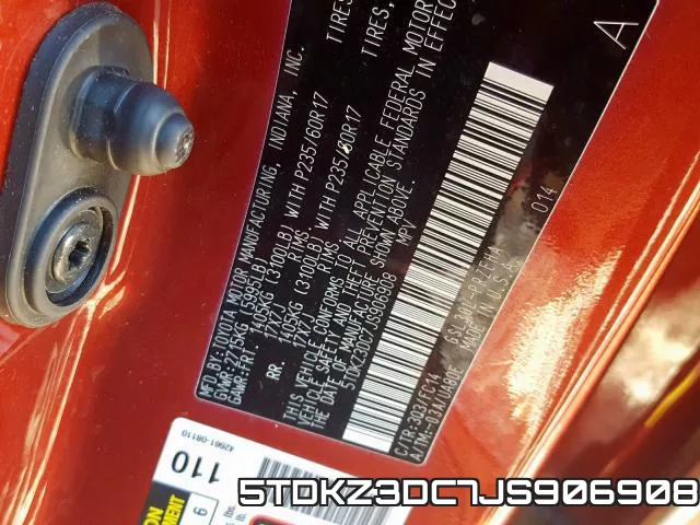 5TDKZ3DC7JS906908 фото 2