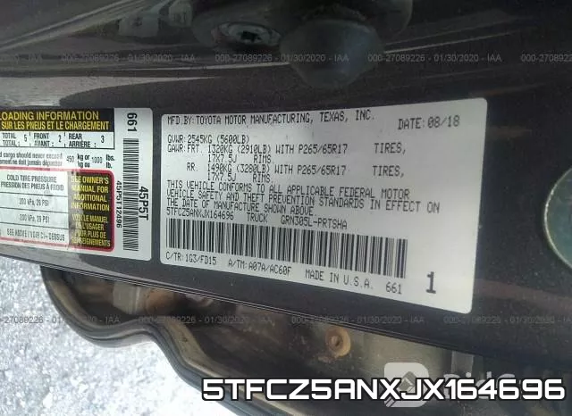 5TFCZ5ANXJX164696 фото 10