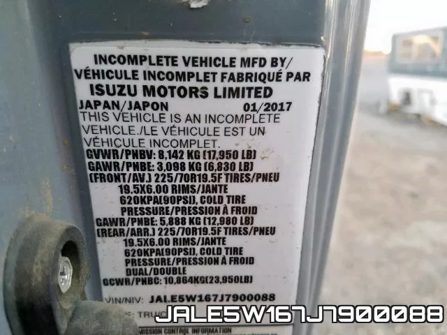JALE5W167J7900088 фото 2