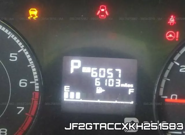 JF2GTACCXKH251583 фото 8