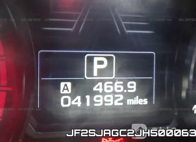 JF2SJAGC2JH500063 фото 8