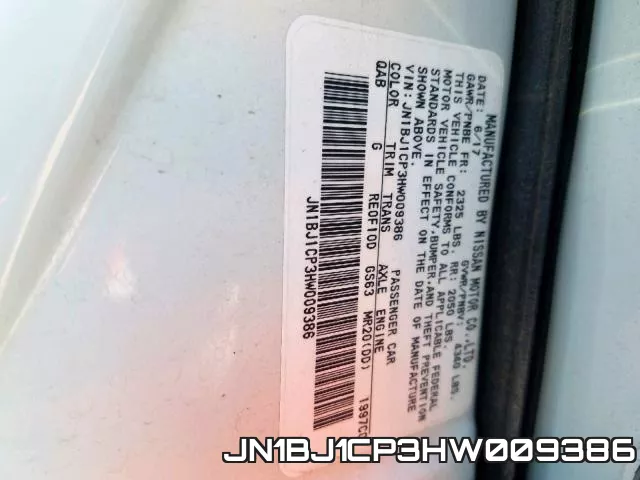 JN1BJ1CP3HW009386 фото 2