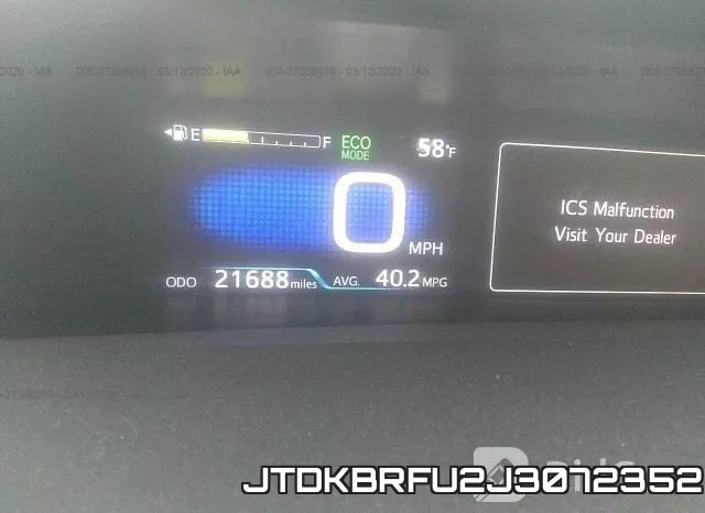 JTDKBRFU2J3072352 фото 8