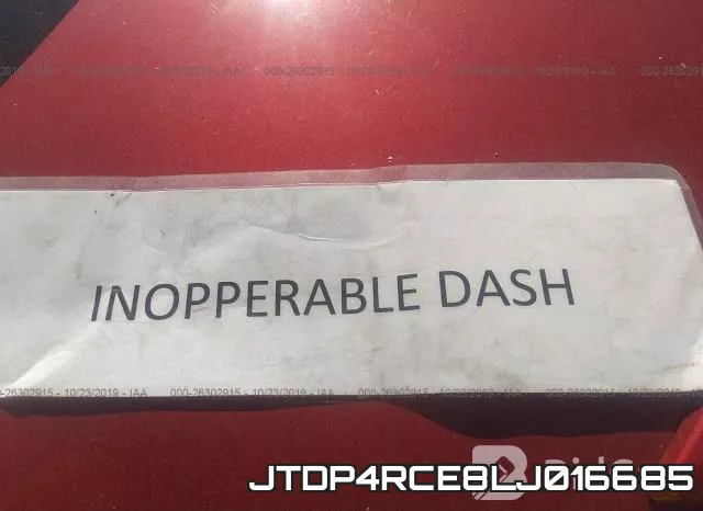 JTDP4RCE8LJ016685 фото 8