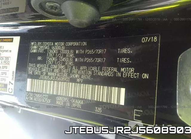 JTEBU5JR2J5608903 фото 10