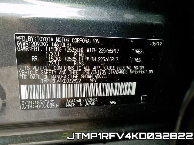 JTMP1RFV4KD032822 фото 2