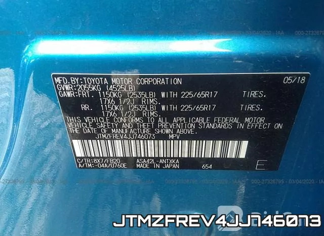 JTMZFREV4JJ746073 фото 10