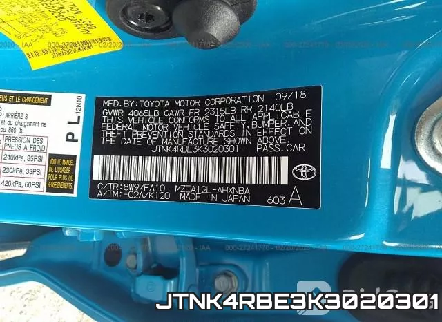 JTNK4RBE3K3020301 фото 10