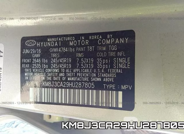 KM8J3CA29HU287805 фото 10