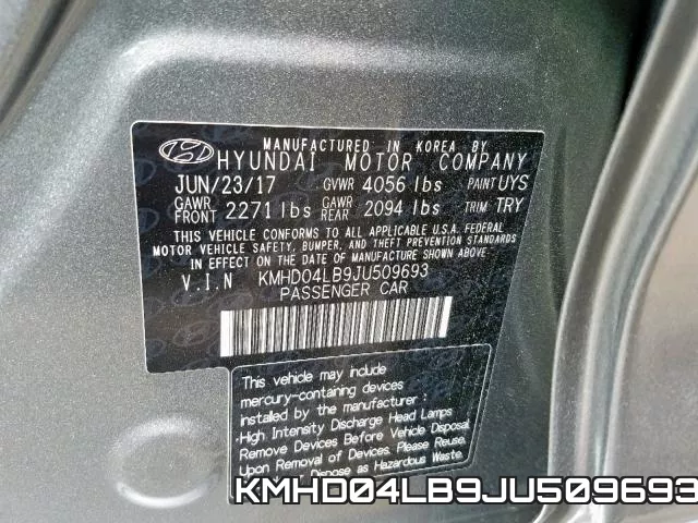 KMHD04LB9JU509693 фото 2