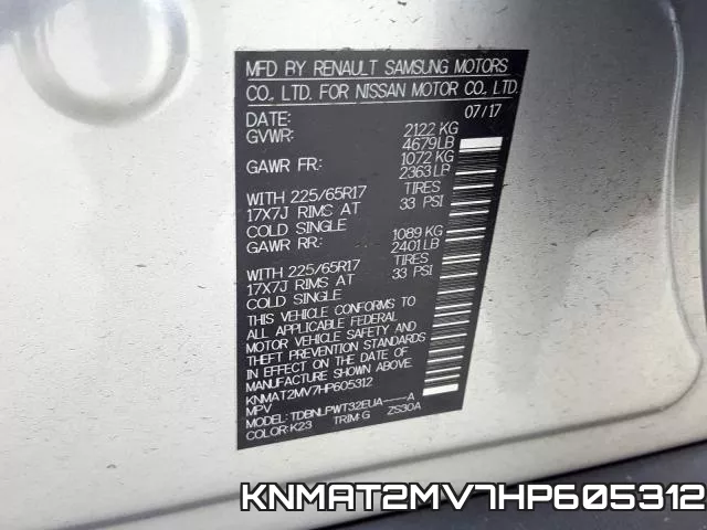 KNMAT2MV7HP605312 фото 2
