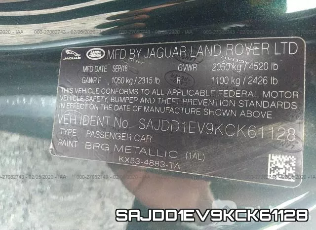 SAJDD1EV9KCK61128 фото 10