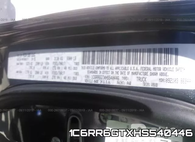 1C6RR6GTXHS540446 фото 10