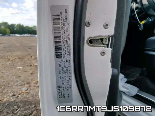 1C6RR7MT9JS109872 фото 2