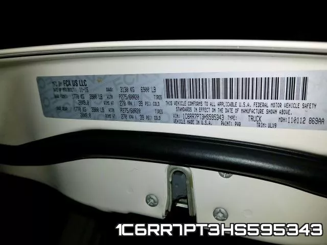1C6RR7PT3HS595343 фото 2