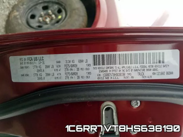 1C6RR7VT8HS638190 фото 2