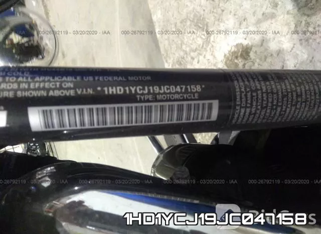 1HD1YCJ19JC047158 фото 10