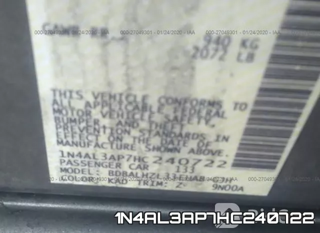 1N4AL3AP7HC240722 фото 10