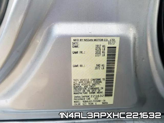 1N4AL3APXHC221632 фото 2