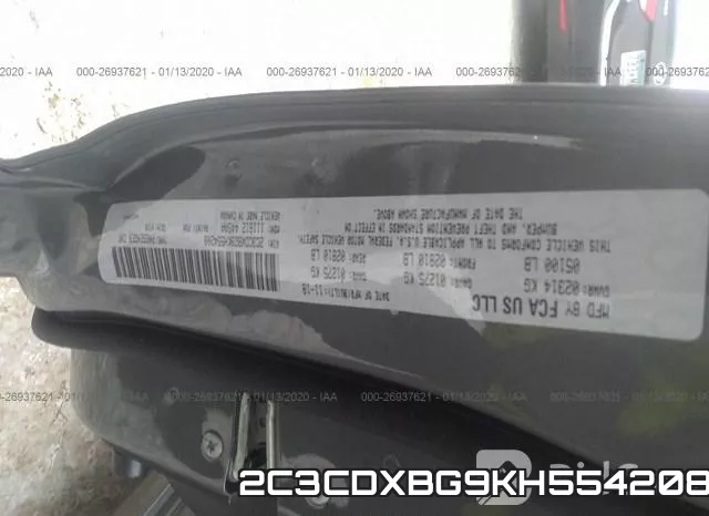 2C3CDXBG9KH554208 фото 10