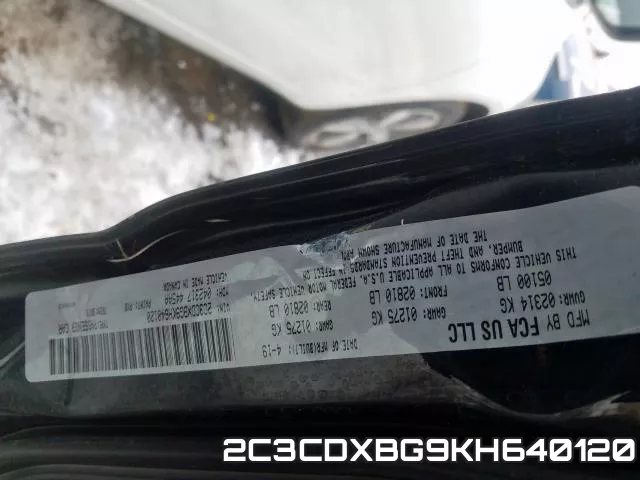 2C3CDXBG9KH640120 фото 2