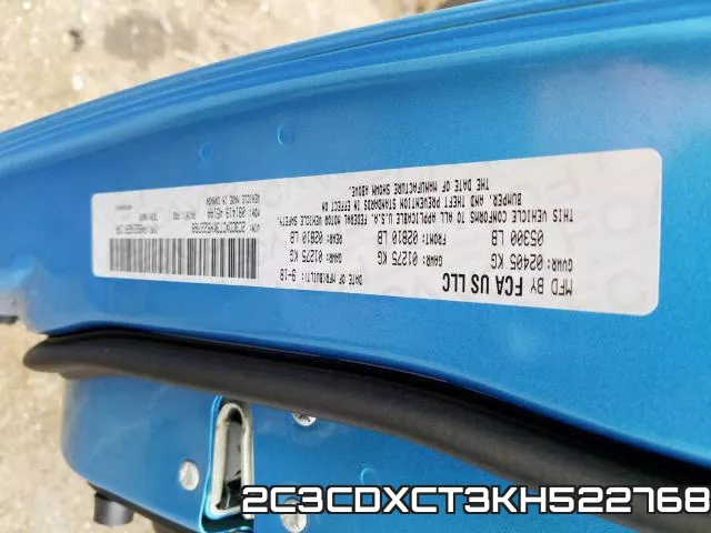 2C3CDXCT3KH522768 фото 2