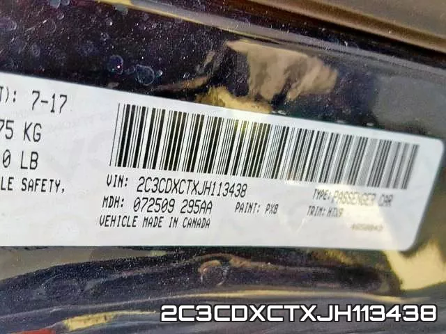 2C3CDXCTXJH113438 фото 2