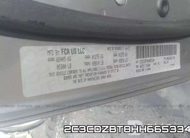 2C3CDZBT8HH665334 фото 10