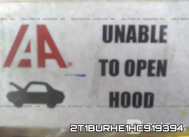 2T1BURHE1HC919394 фото 2