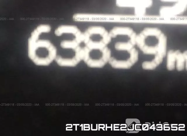 2T1BURHE2JC043652 фото 8