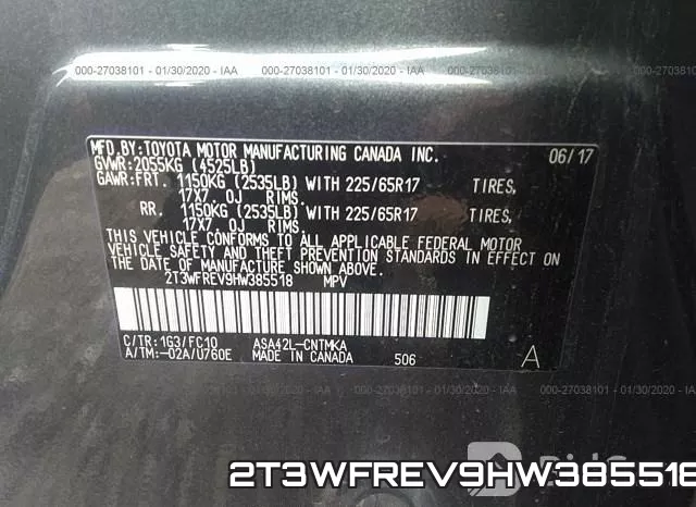 2T3WFREV9HW385518 фото 10