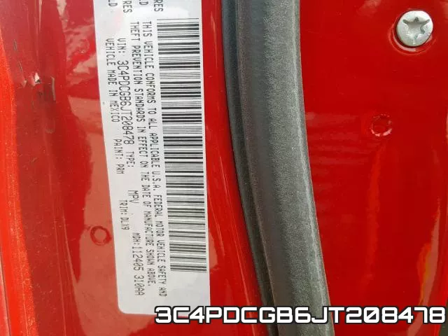 3C4PDCGB6JT208478 фото 2