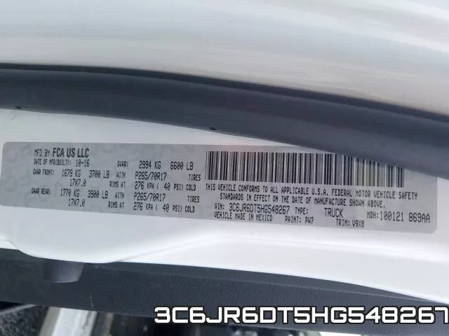 3C6JR6DT5HG548267 фото 2