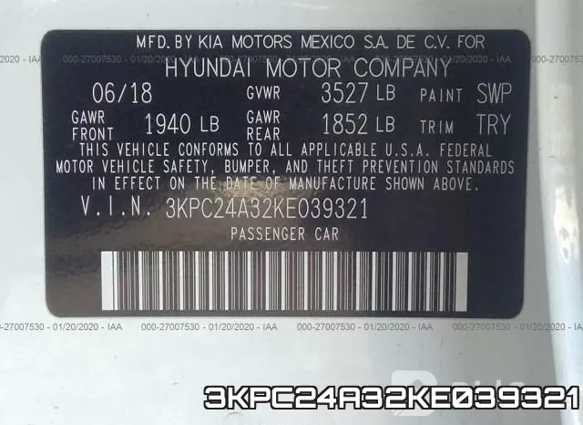 3KPC24A32KE039321 фото 10