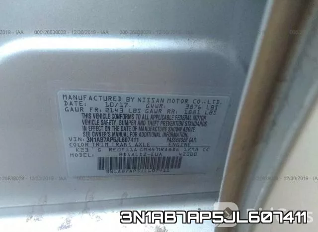 3N1AB7AP5JL607411 фото 10