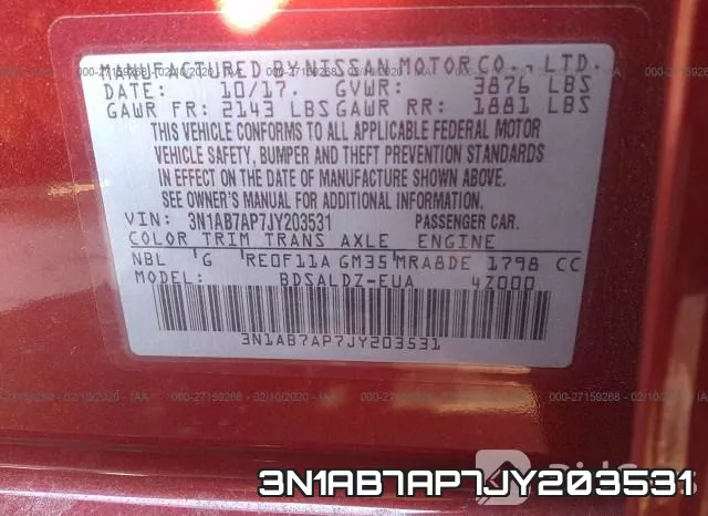 3N1AB7AP7JY203531 фото 10