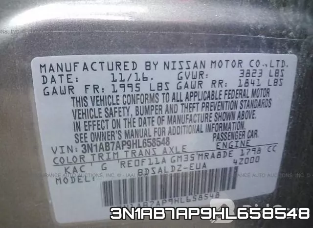 3N1AB7AP9HL658548 фото 10