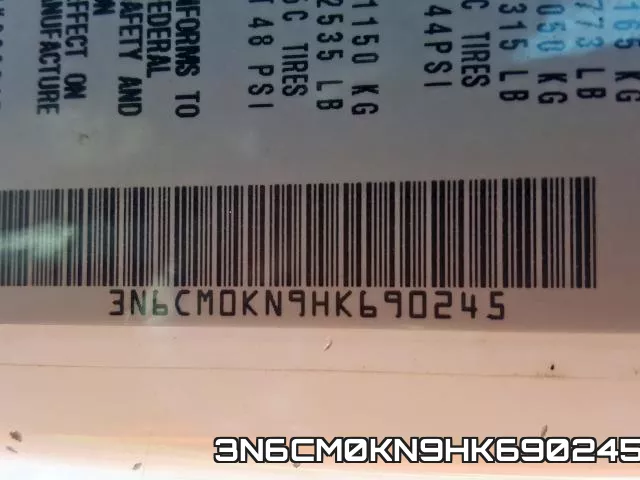 3N6CM0KN9HK690245 фото 2