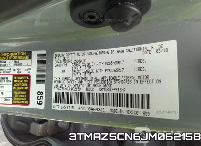 3TMAZ5CN6JM062158 фото 10
