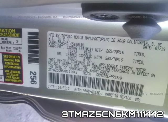 3TMAZ5CN6KM111442 фото 10